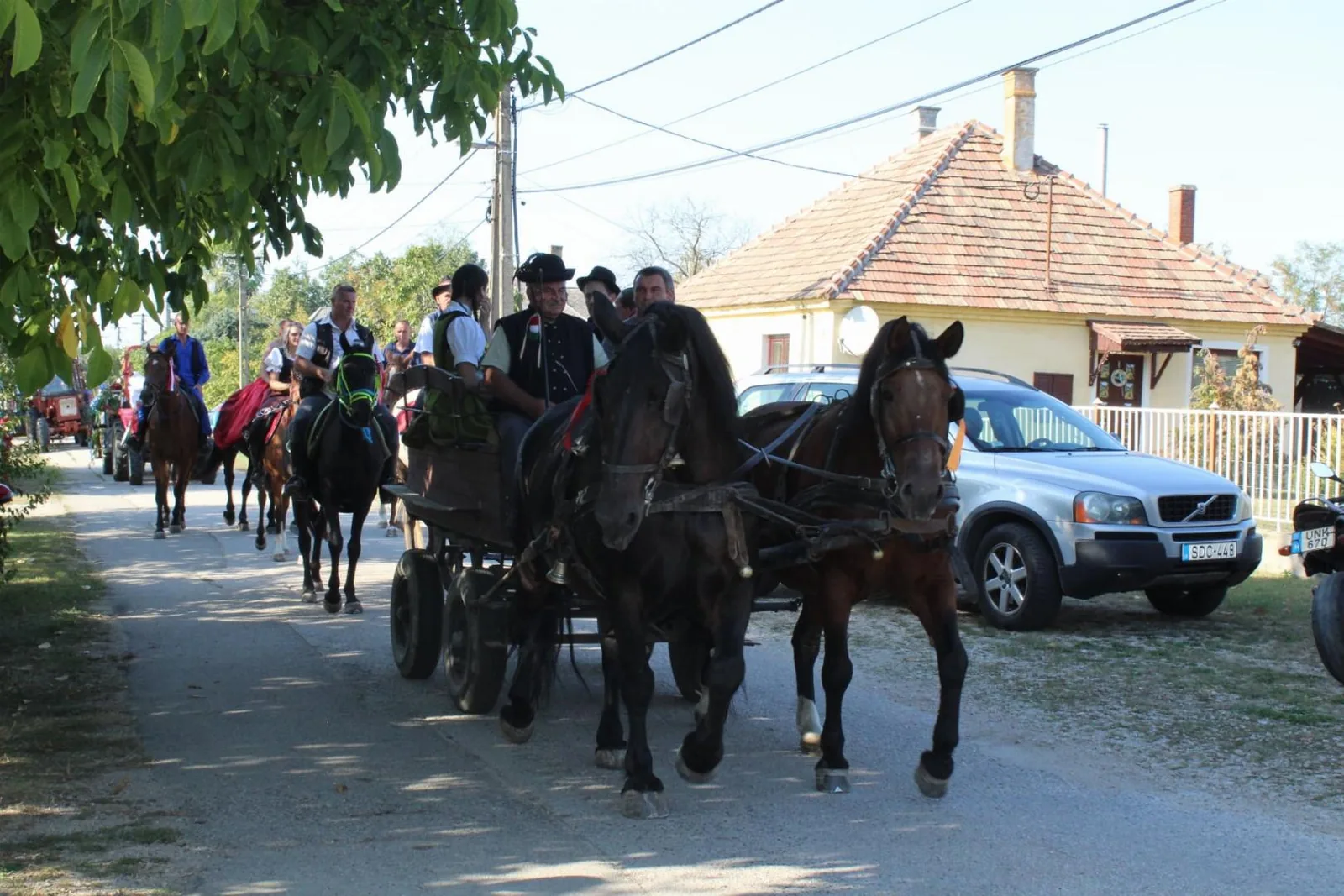 Szüreti felvonulás és utcabál