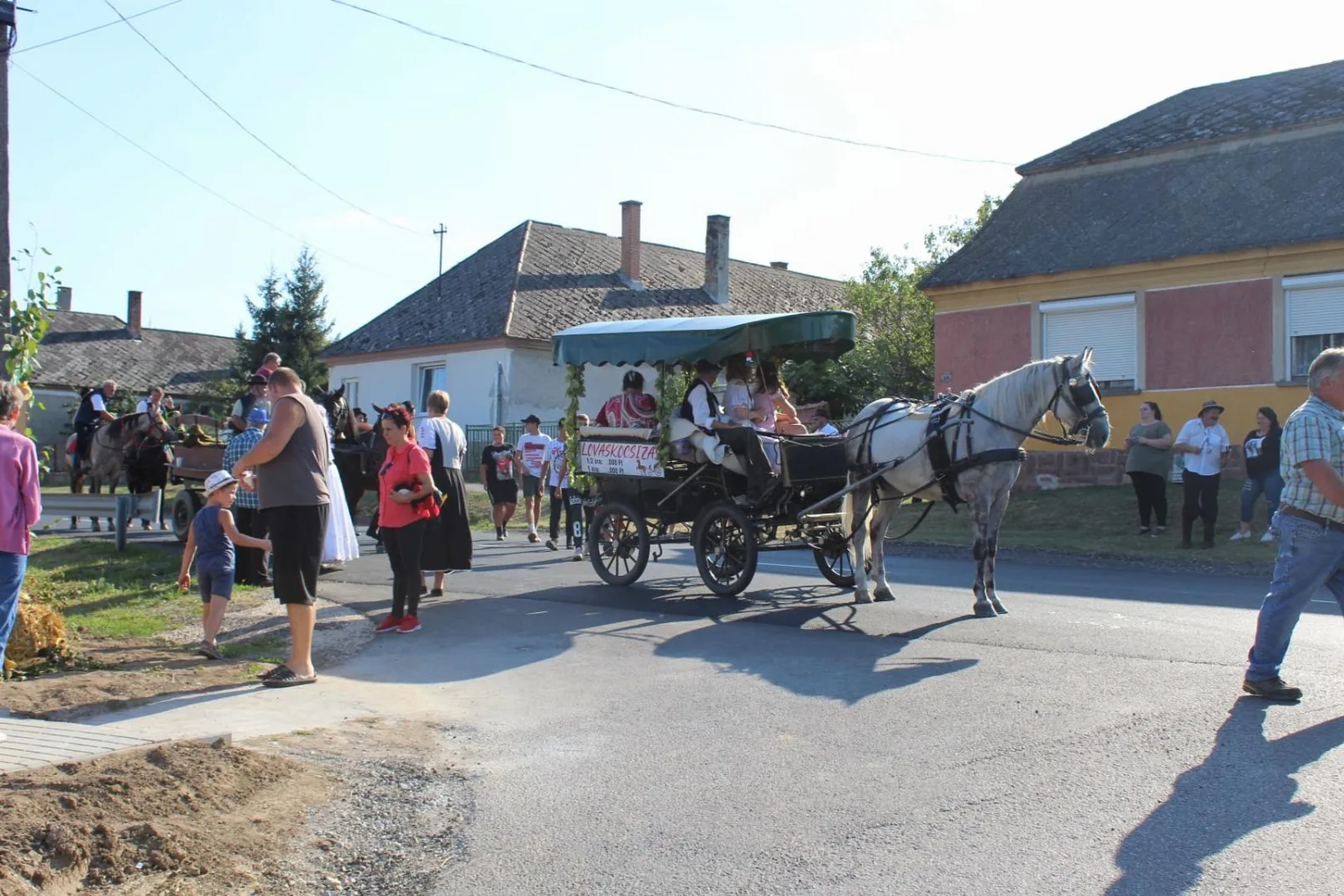 Szüreti felvonulás és utcabál
